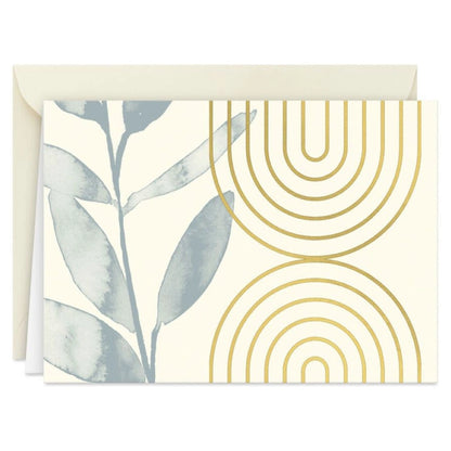 Hallmark Arches and Eucalyptus Blank Note Cards (Pack of 10)