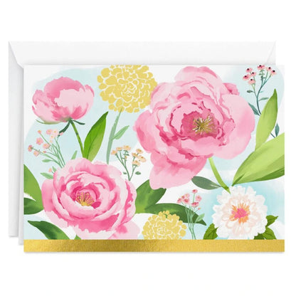 Hallmark Painterly Flowers Blank Note Cards (Pack of 10)