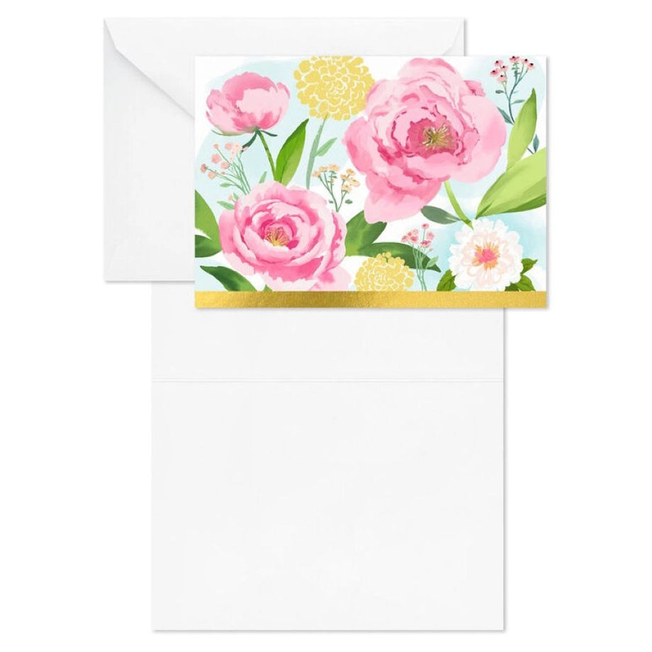 Hallmark Painterly Flowers Blank Note Cards (Pack of 10)