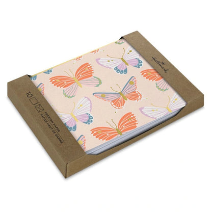 Hallmark Butterfly Pattern Blank Note Cards (Pack of 10)