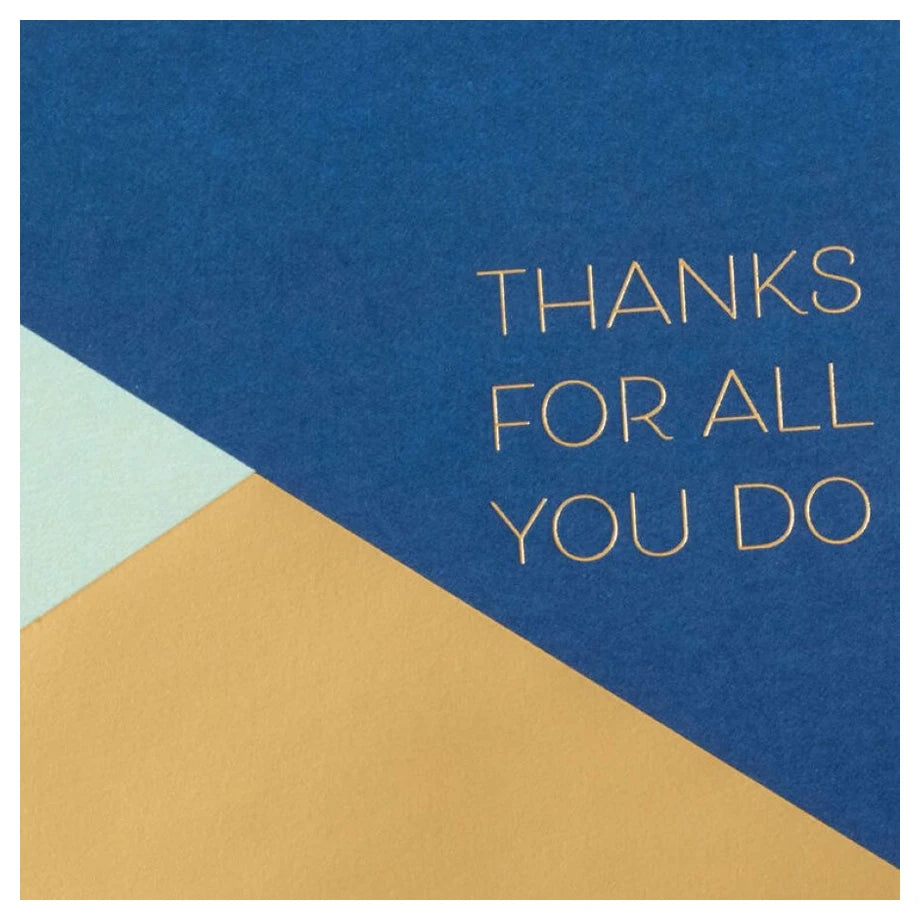 Hallmark Modern Geometric Blank Thank-You Notes (Pack of 10)