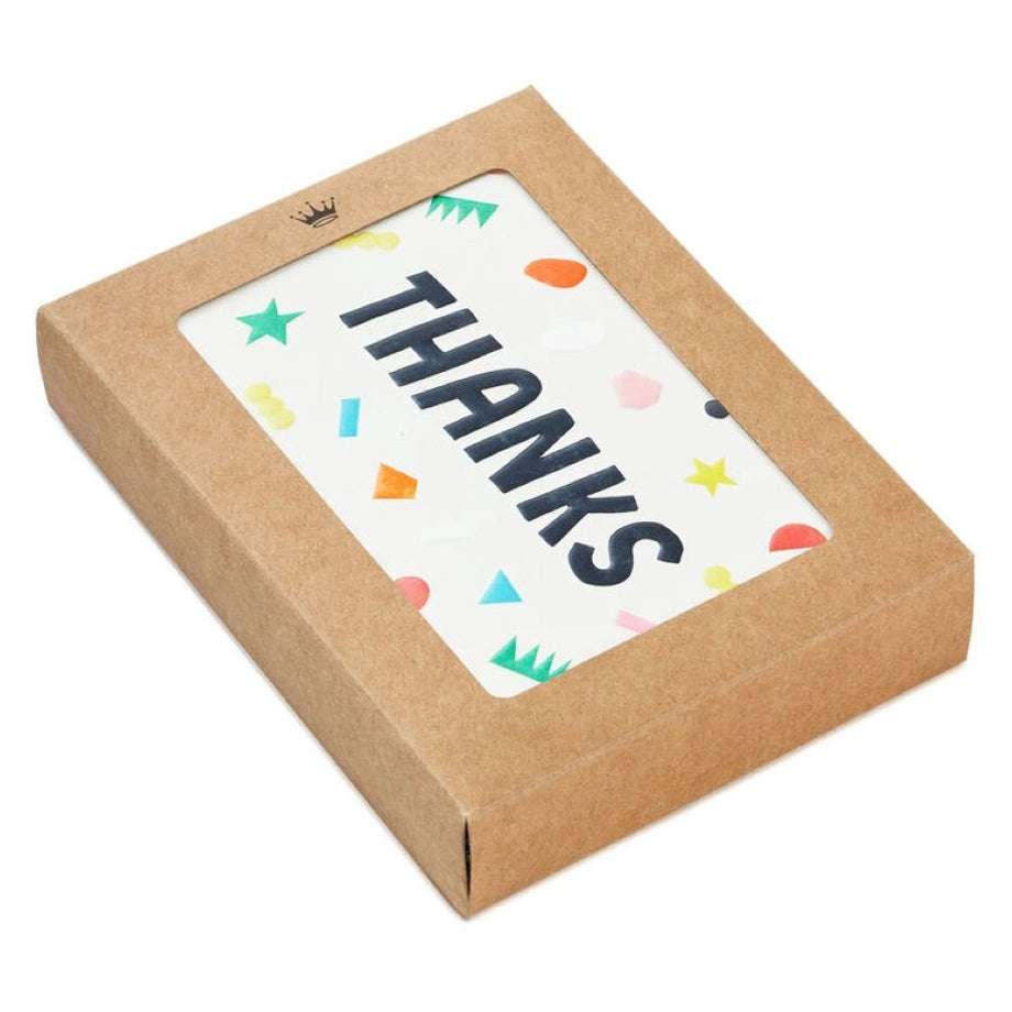 Hallmark Scattered Confetti Blank Thank-You Notes (Pack of 24)