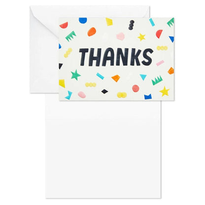 Hallmark Scattered Confetti Blank Thank-You Notes (Pack of 24)