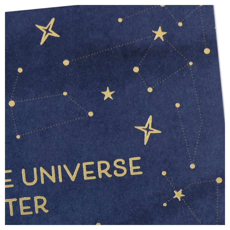 Hallmark Starry Blue “You Make the Universe Brighter” Thank-You Notes (Pack of 10)