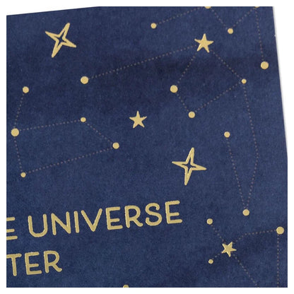 Hallmark Starry Blue “You Make the Universe Brighter” Thank-You Notes (Pack of 10)