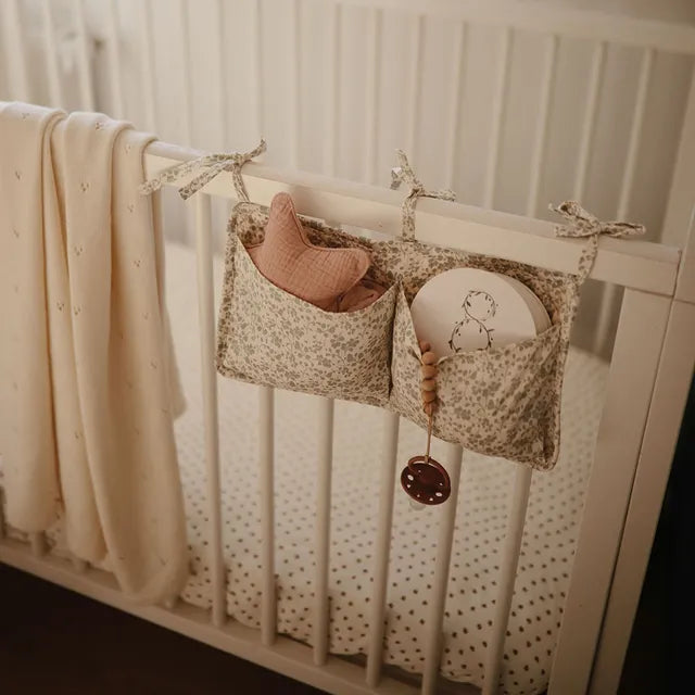 Mushie Crib Pocket (Eucalyptus)