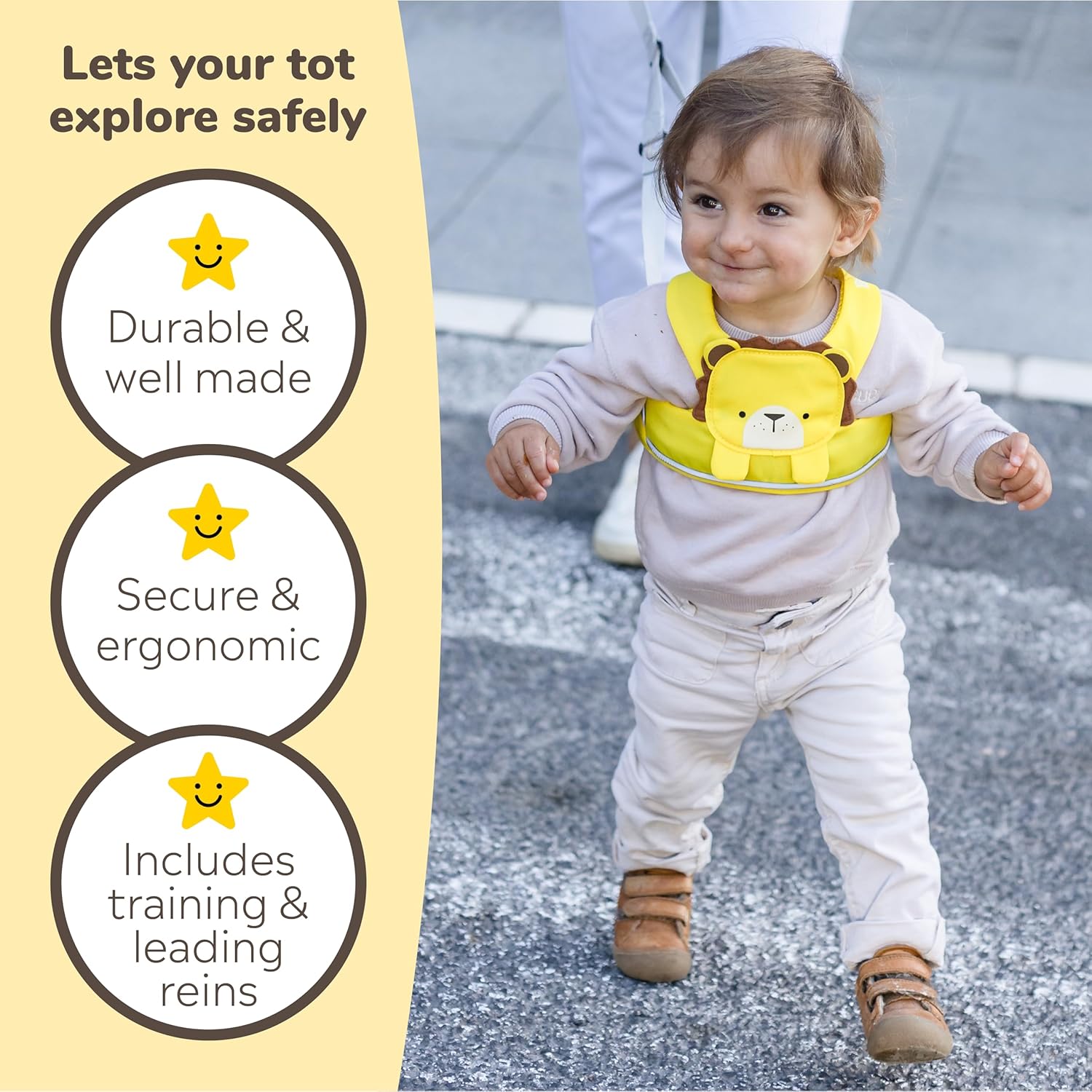 Trunki Toddlepak Walking Reins/Safety Harness (Leeroy Lion) Trunki Toddlepak Walking Reins/Safety Harness (Leeroy Lion)