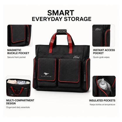 Ford Mustang Pit Stop Diaper Bag