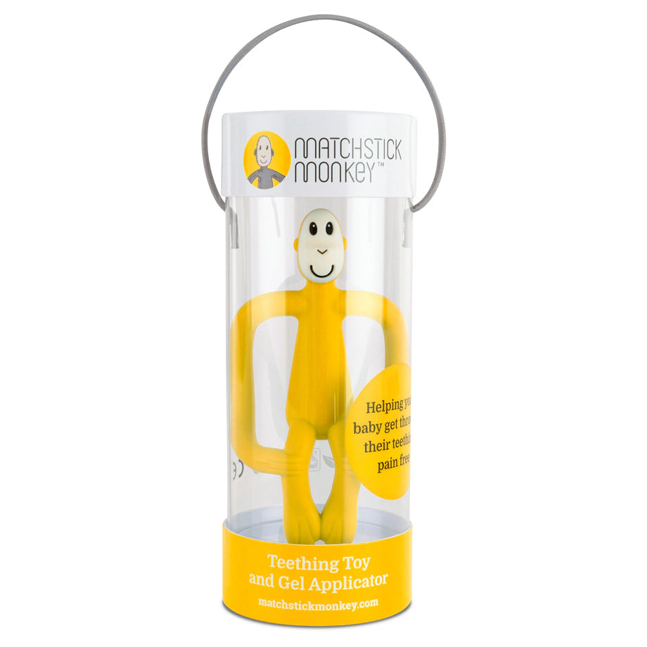 Matchstick Monkey Teething Toy (Yellow)