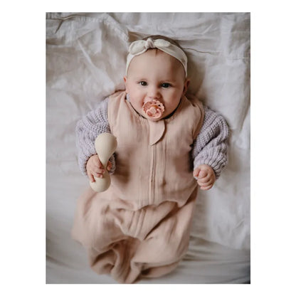 Mushie Muslin Sleep Bag (Blush)