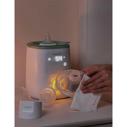 Momcozy Natural Breast Pump Wipes for Pump Parts Cleaning On-the-go (Pack of 30)