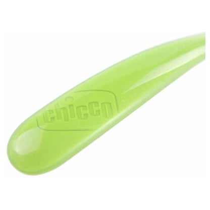 Chicco Soft Silicone Spoon 6M+ (Green)