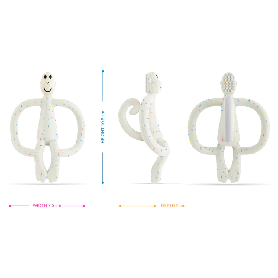 Matchstick Monkey Teething Toy (Confetti) Matchstick Monkey Teething Toy (Confetti)