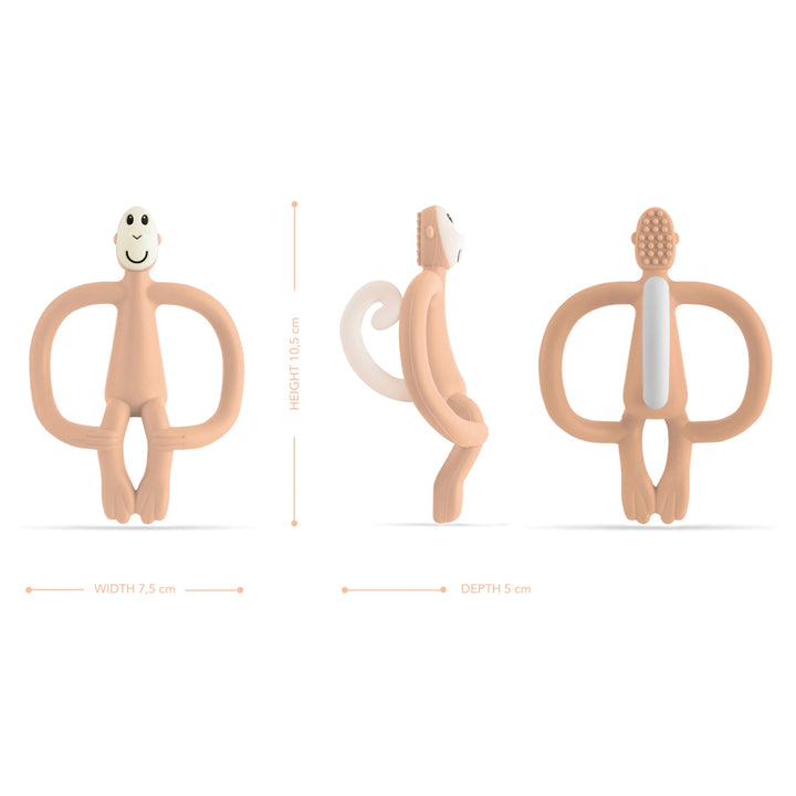 Matchstick Monkey Teething Toy (Peach)