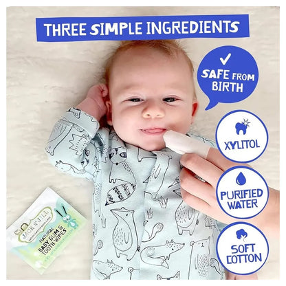 Jack N' Jill Baby Gum & Tooth Wipes (25 Pack)