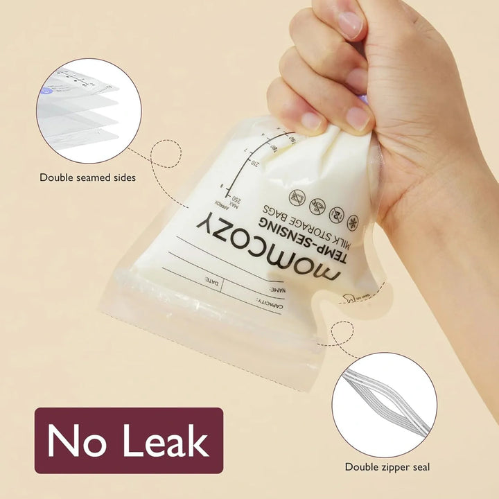 Momcozy Spout Breastmilk Storage Bags (Pack of 60)