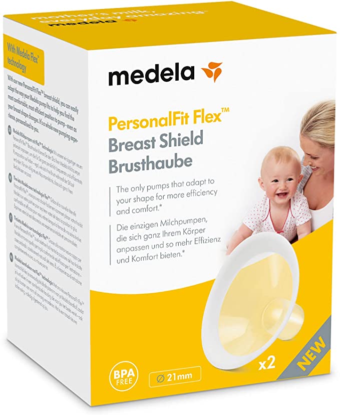 Medela - NEW PersonalFit Flex Breast Shield (Pack of 2) - Large