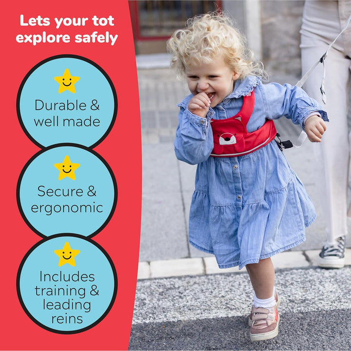 Trunki Toddlepak Walking Reins/Safety Harness (Felix Fox)