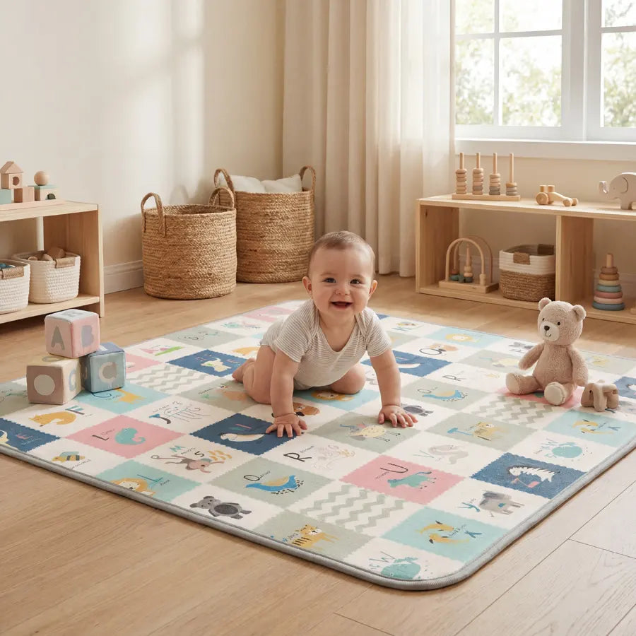 Snuggle Baby Reversible Roll Up Playmat Mountain