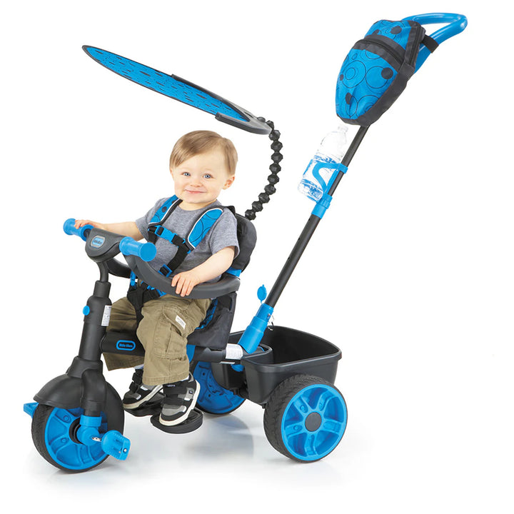 Little Tikes 4-in-1 Deluxe Edition Trike Neon (Blue)