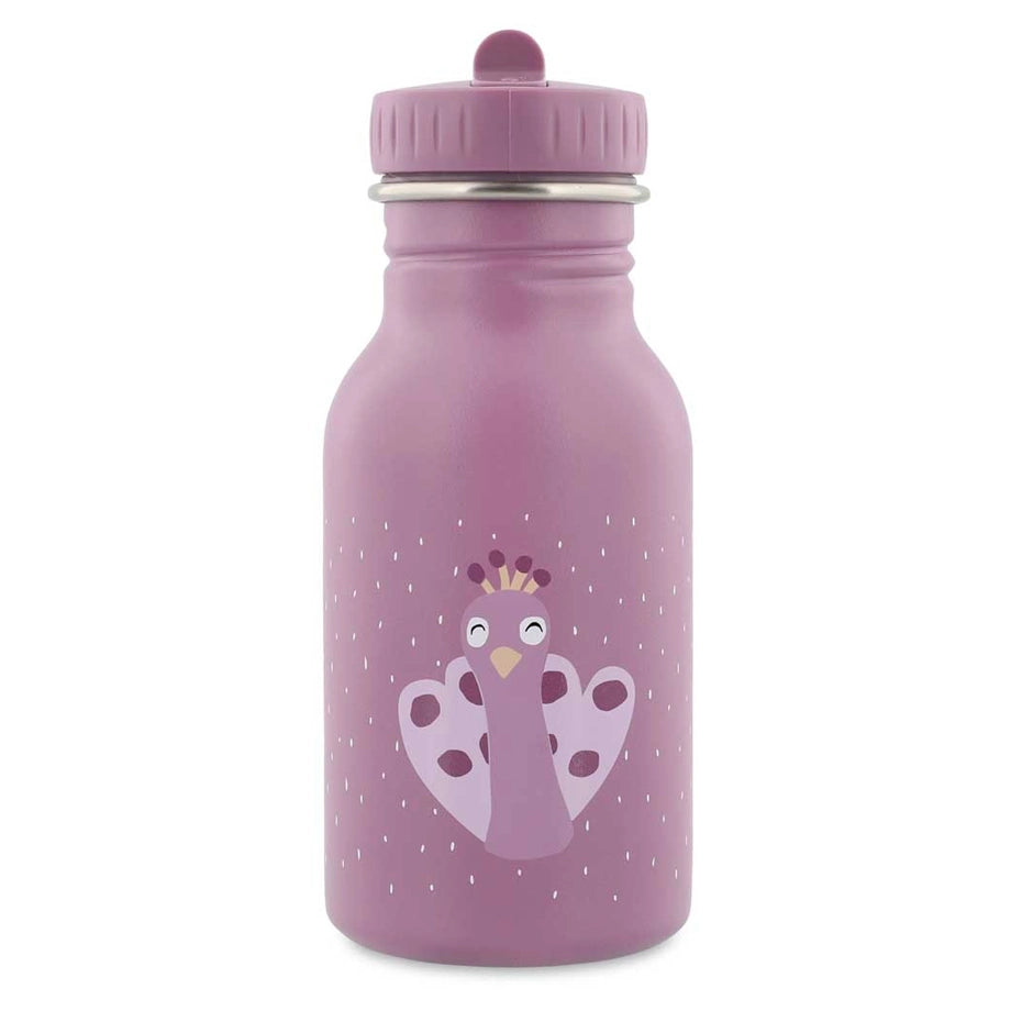 Trixie Stainless Steel Water Bottle 350ml (Mrs. Peacock)