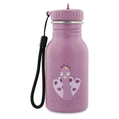 Trixie Stainless Steel Water Bottle 350ml (Mrs. Peacock)