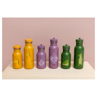 Trixie Stainless Steel Water Bottle 350ml (Mrs. Peacock)