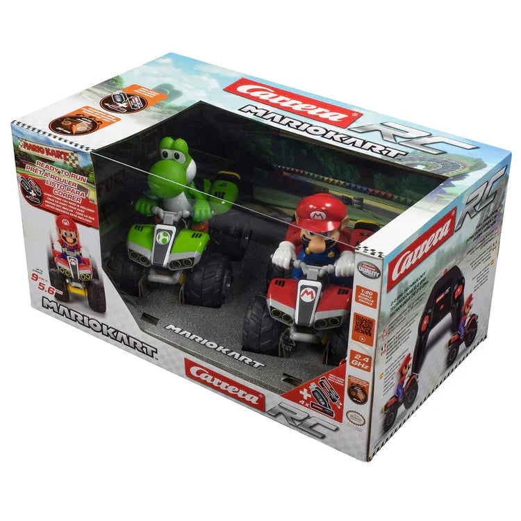 Carrera Rc Mario Kart Twin Pack Mario Quad 1:40  Mario & Yoshi