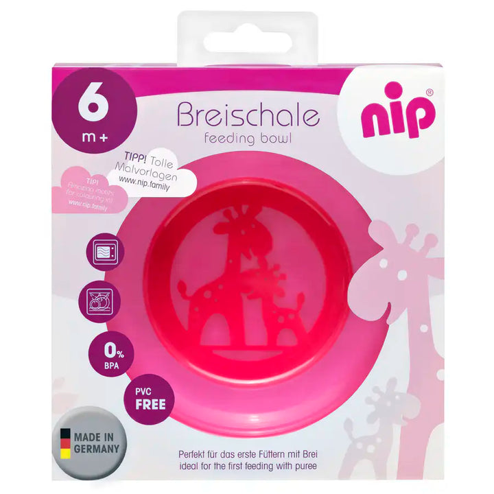 Nip Feeding Bowl (Pink)