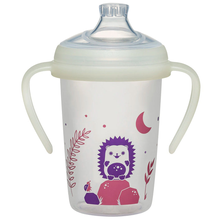 Nip First Moments Training Bottle Glow In The Dark Hedgehog