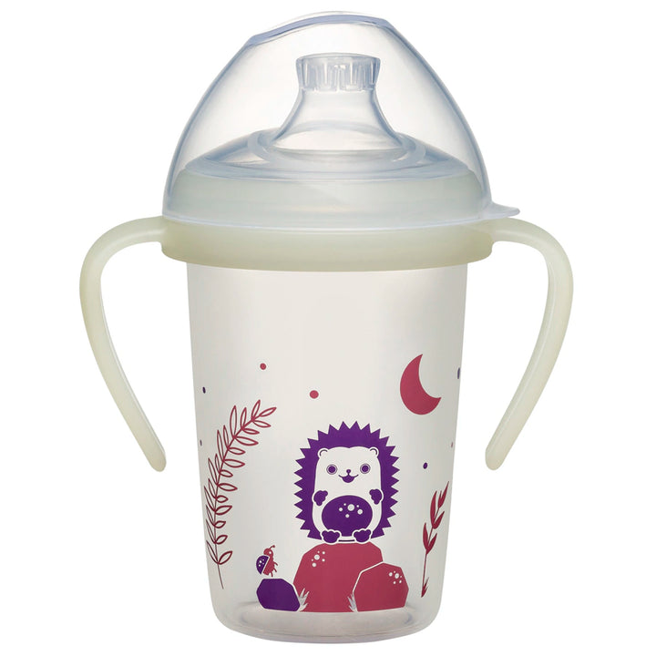 Nip First Moments Training Bottle Glow In The Dark Hedgehog