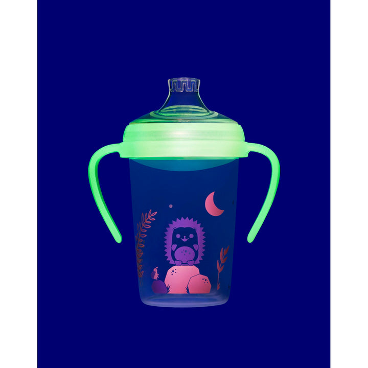 Nip First Moments Training Bottle Glow In The Dark Hedgehog