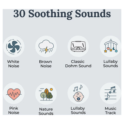 Yogasleep Duet White Noise Machine with Night Light & Bluetooth