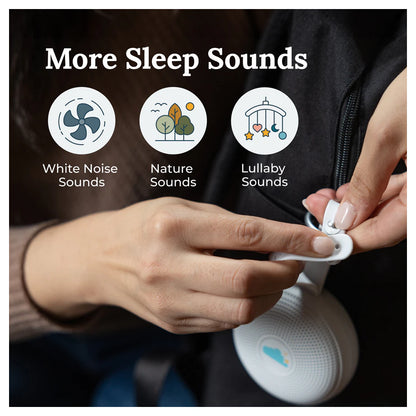 Yogasleep Hushh+ Portable White Noise Sound Machine with Night Light & App Control