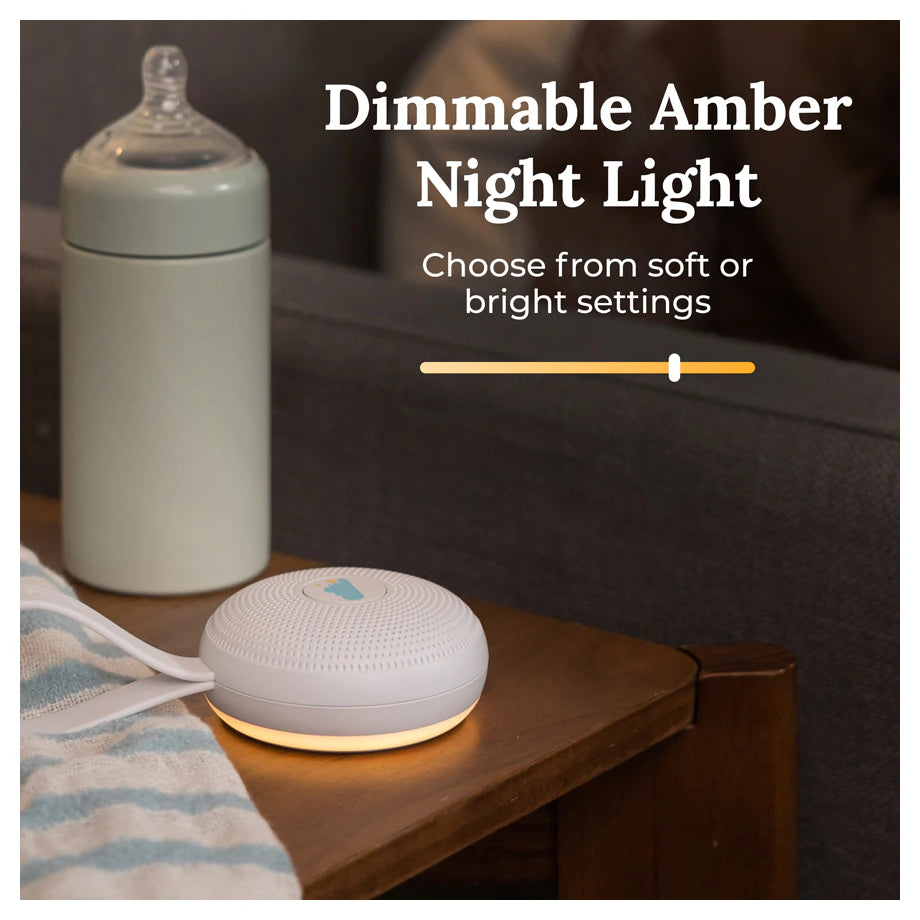 Yogasleep Hushh+ Portable White Noise Sound Machine with Night Light & App Control