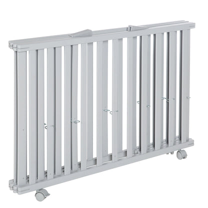 Roba Wooden Foldable Playpen 74 x 100 cm (Taupe)