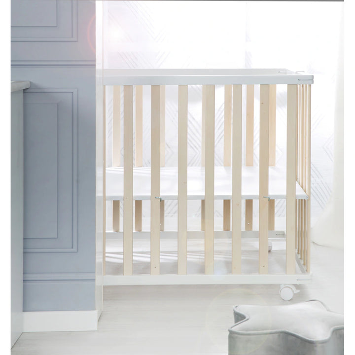 Roba Wooden Foldable Playpen 74 x 100 cm (White)