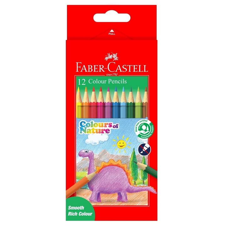 Faber-Castell - Colors of Nature Color Pencils Pack of 12