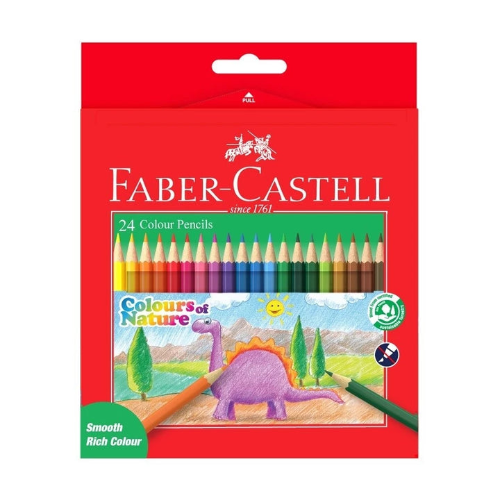 Faber-Castell - Colors of Nature Color Pencils Pack of 24