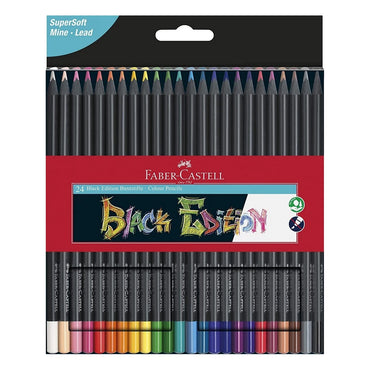 Faber-Castell - Black Edition Color Pencils Pack of 24