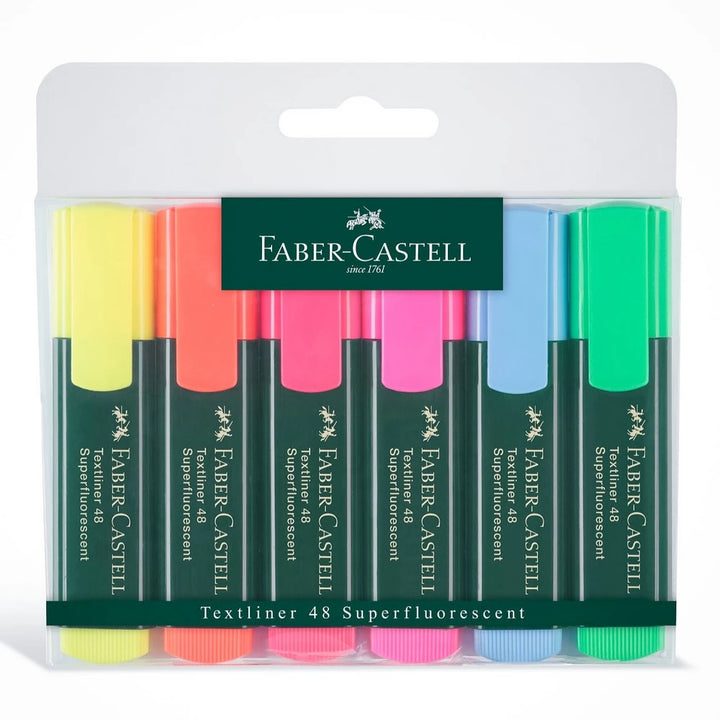 Faber-Castell - Classic Highlighter Wallet Pack of 6