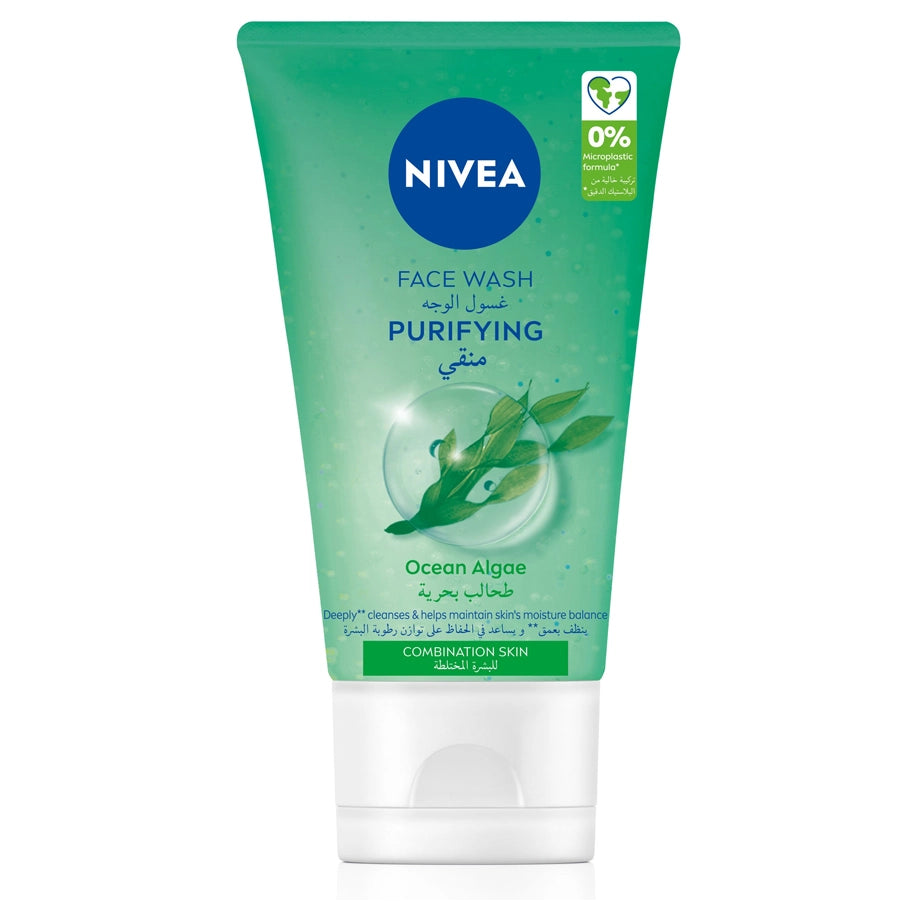 Nivea Face Wash Gel Purifying Ocean Algae 150ml