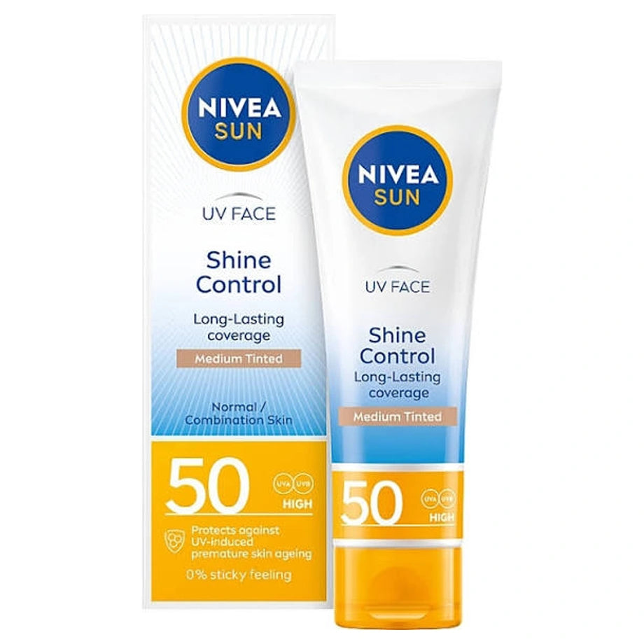 Nivea Sun UV Face Shine Control SPF50+ 40ml Regular