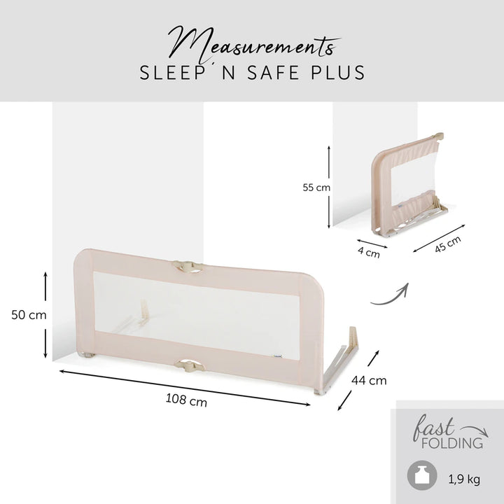 Hauck Bed Rail Sleep N Safe Plus (Beige)