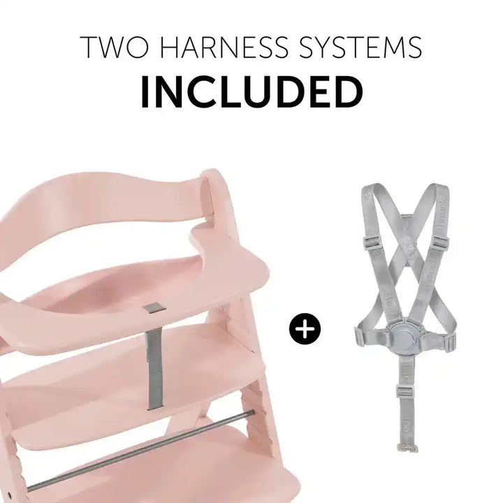 hauck alpha harness Hauck Alpha+ High Chair in Rose