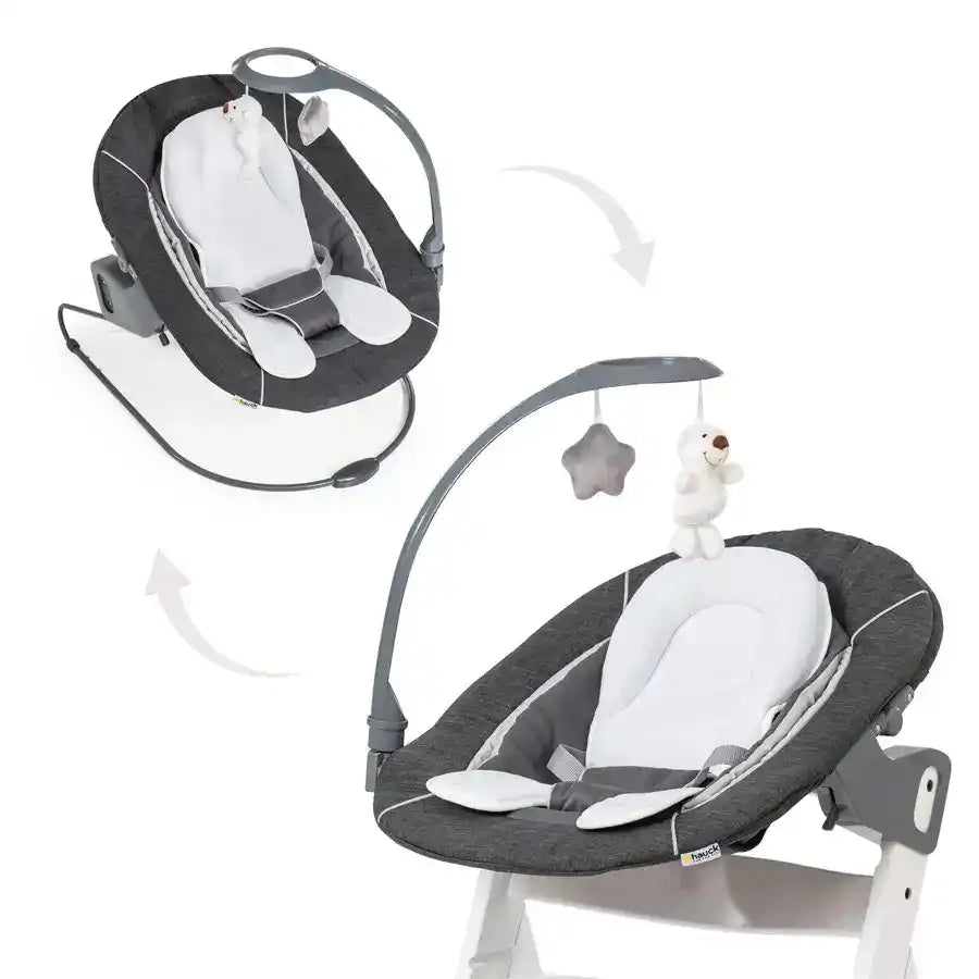 Hauck Bouncers Alpha Bouncer Deluxe (Grey)
