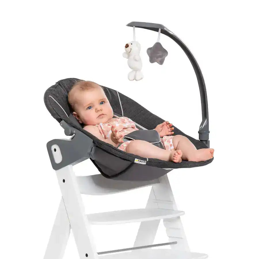 Hauck Bouncers Alpha Bouncer Deluxe (Grey)