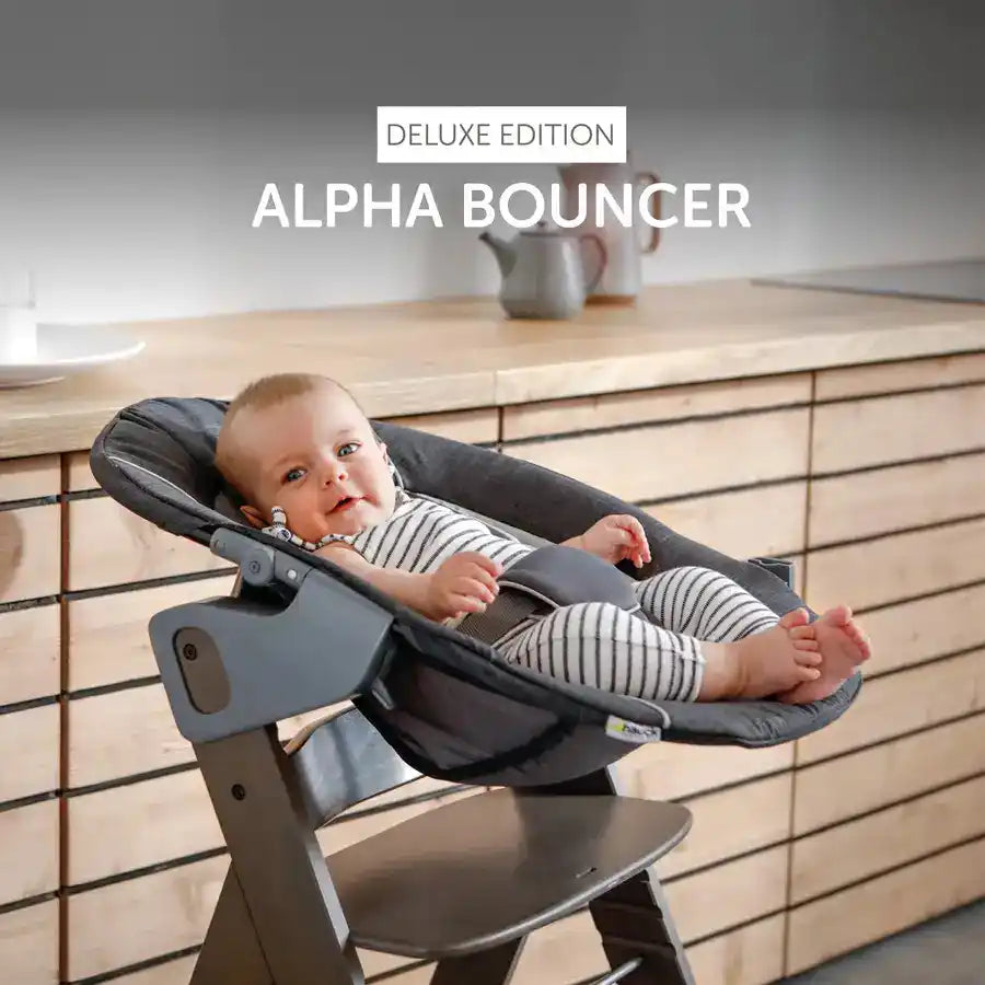 Hauck Bouncers Alpha Bouncer Deluxe (Grey)