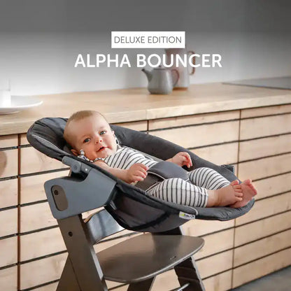 Hauck Bouncers Alpha Bouncer Deluxe (Grey)
