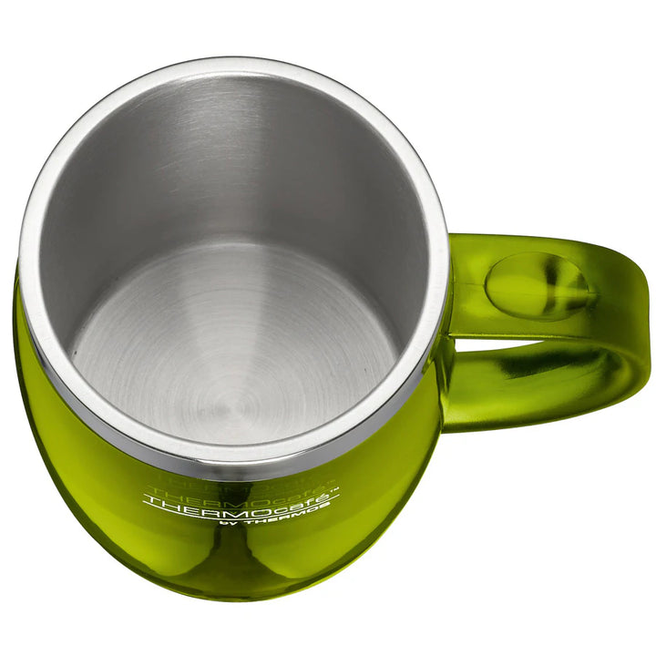 Thermos Stainless Steel With Plastic Cover Desktop Mug 350 ml (Lime Green)